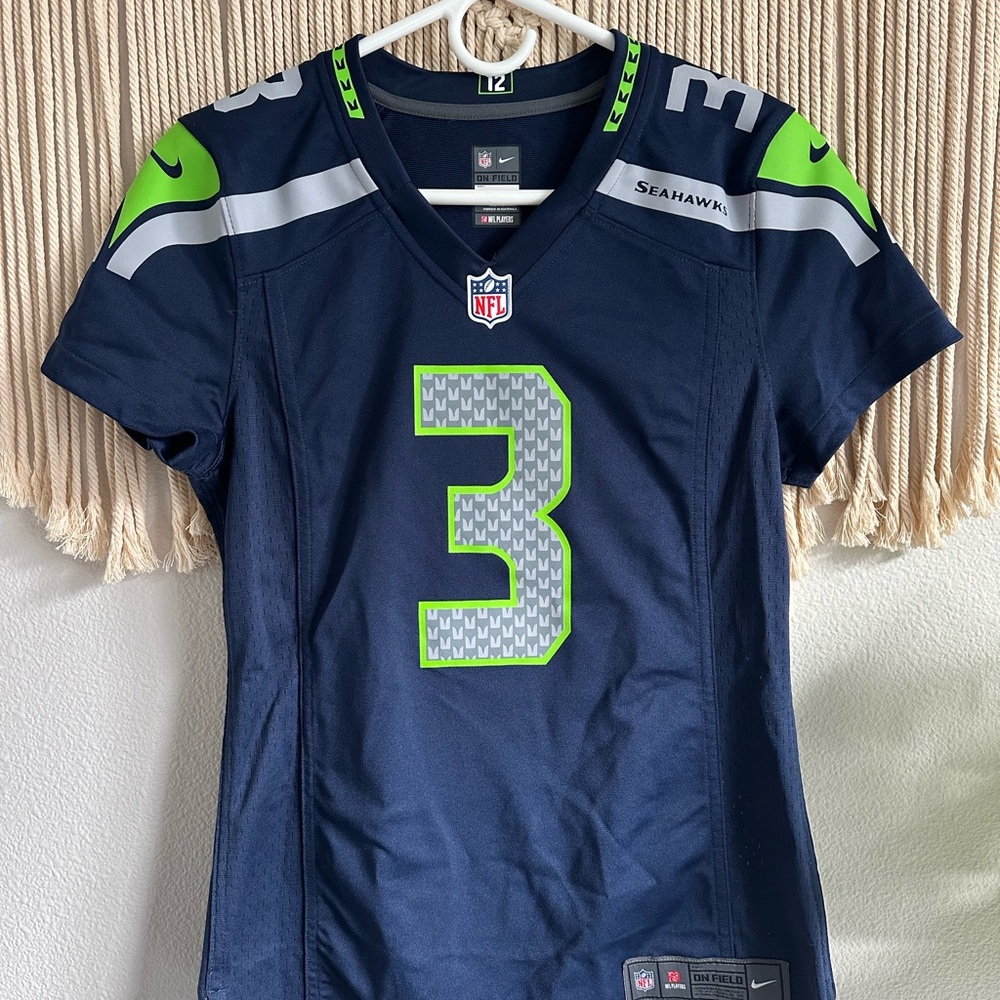NFL Navy and Lime Green Jersey